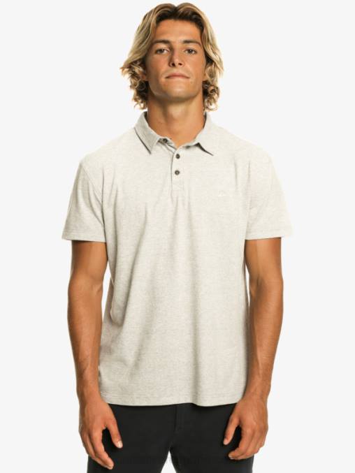 brezo gris claro polo de manga corta crucero al atardecer D6T4D475 hombres Quiksilver