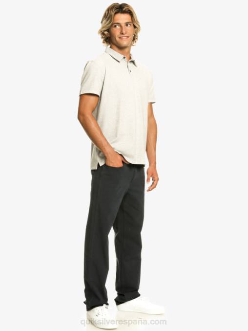 brezo gris claro polo de manga corta crucero al atardecer D6T4D475 hombres Quiksilver