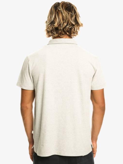 brezo gris claro polo de manga corta crucero al atardecer D6T4D475 hombres Quiksilver