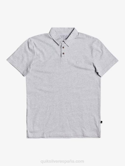 brezo gris claro polo de manga corta de crucero de sol todos los días D6T4D1552 hombres Quiksilver