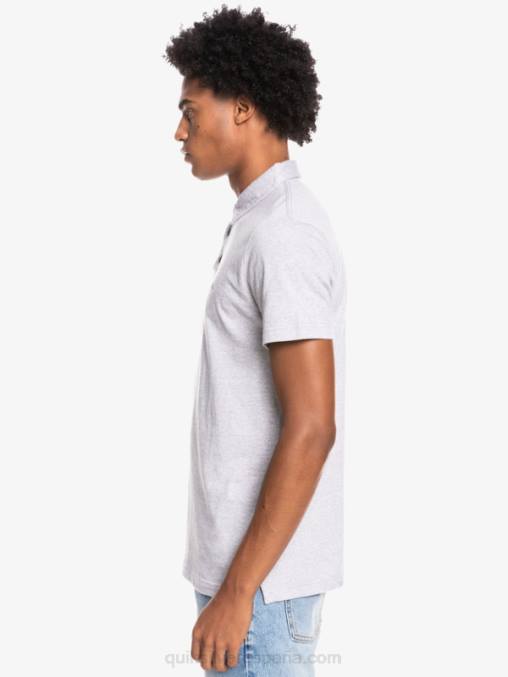 brezo gris claro polo de manga corta de crucero de sol todos los días D6T4D1552 hombres Quiksilver