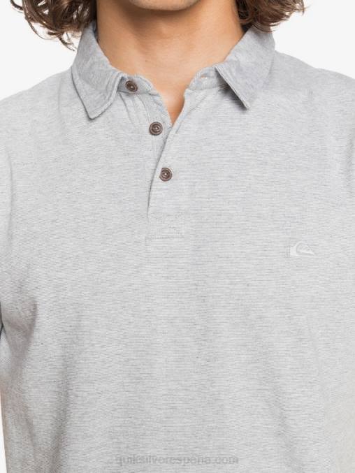 brezo gris claro polo de manga corta de crucero de sol todos los días D6T4D1552 hombres Quiksilver
