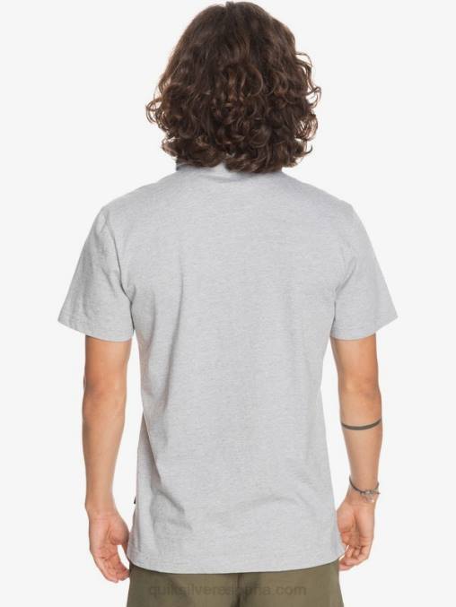 brezo gris claro polo de manga corta de crucero de sol todos los días D6T4D1552 hombres Quiksilver