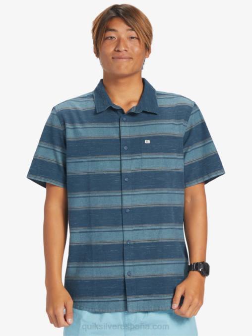 calle cali de la marina de medianoche camisa de manga corta cali amanecer D6T4D446 hombres Quiksilver