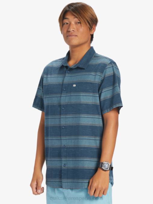 calle cali de la marina de medianoche camisa de manga corta cali amanecer D6T4D446 hombres Quiksilver