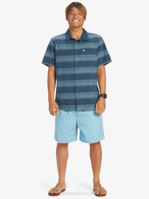 calle cali de la marina de medianoche camisa de manga corta cali amanecer D6T4D446 hombres Quiksilver