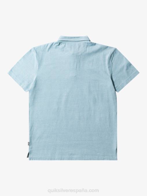 camafeo azul polo de manga corta crucero al atardecer D6T4D477 hombres Quiksilver