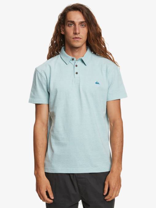camafeo azul polo de manga corta crucero al atardecer D6T4D477 hombres Quiksilver