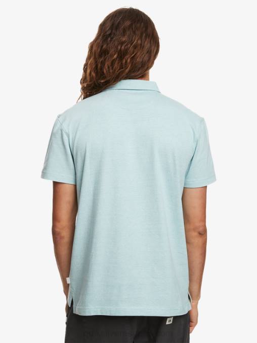 camafeo azul polo de manga corta crucero al atardecer D6T4D477 hombres Quiksilver