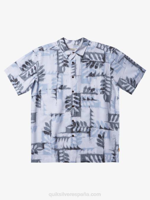 canoas blancas arrecife w camiseta técnica de manga corta waterman canoes arrecife D6T4D398 hombres Quiksilver
