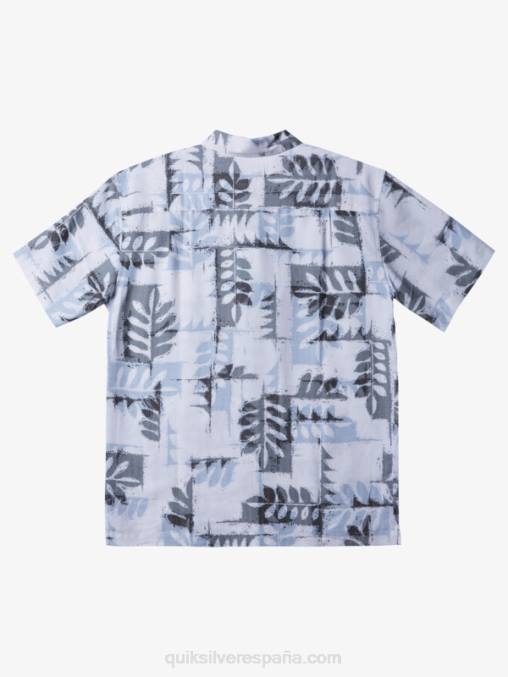 canoas blancas arrecife w camiseta técnica de manga corta waterman canoes arrecife D6T4D398 hombres Quiksilver
