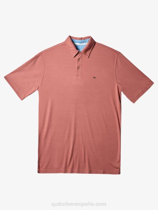 ceniza rosa polo de manga corta waterman waterpolo D6T4D249 hombres Quiksilver
