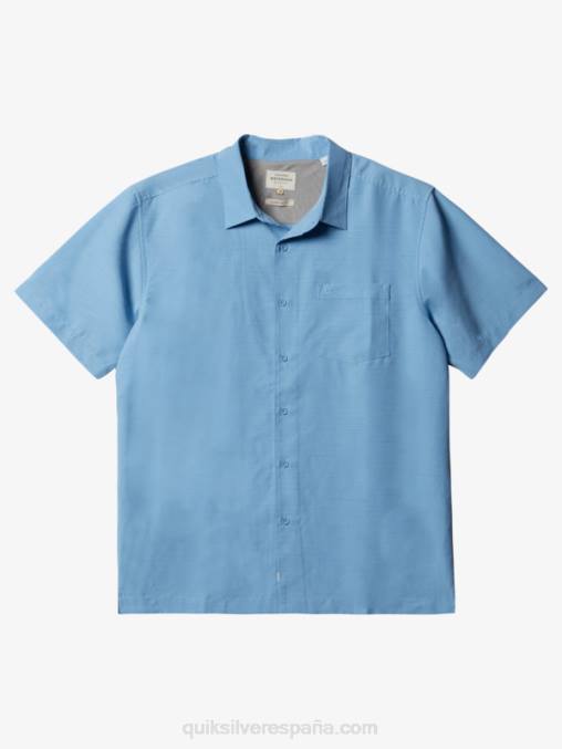 centinela azul anochecer camisa antiarrugas premium waterman centinela D6T4D1305 hombres Quiksilver