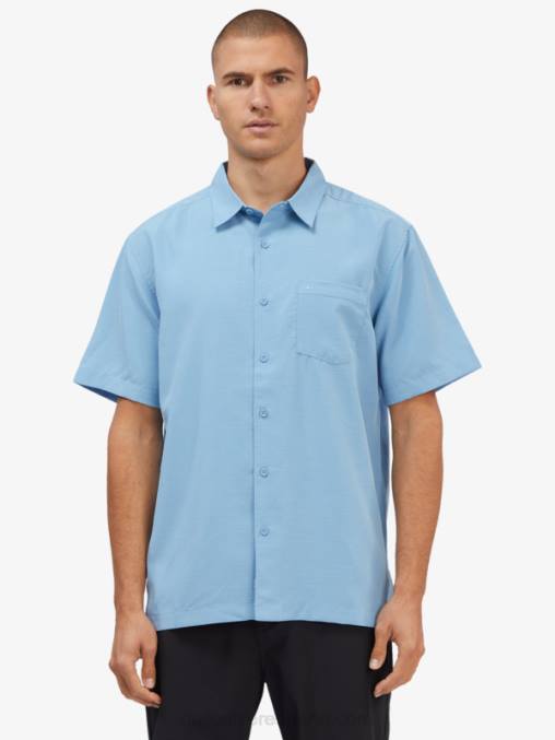 centinela azul anochecer camisa antiarrugas premium waterman centinela D6T4D1305 hombres Quiksilver