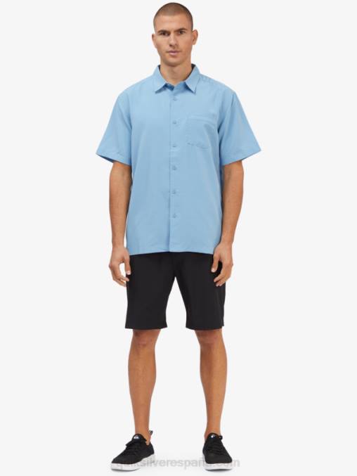 centinela azul anochecer camisa antiarrugas premium waterman centinela D6T4D1305 hombres Quiksilver