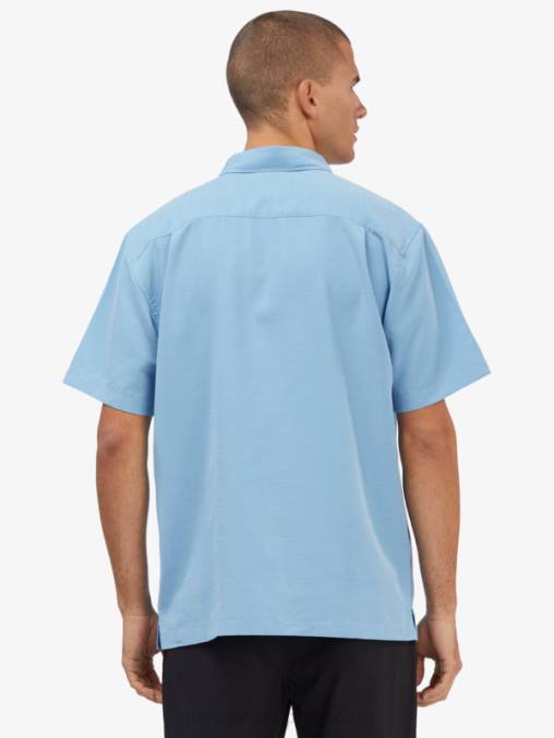 centinela azul anochecer camisa antiarrugas premium waterman centinela D6T4D1305 hombres Quiksilver