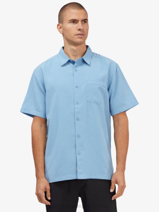 centinela azul anochecer camisa antiarrugas premium waterman centinela D6T4D1305 hombres Quiksilver