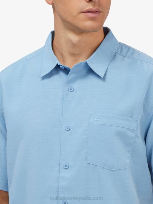 centinela azul anochecer camisa antiarrugas premium waterman centinela D6T4D1305 hombres Quiksilver