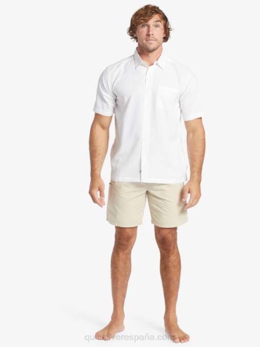 centinela blanca camisa antiarrugas premium waterman centinela D6T4D1300 hombres Quiksilver