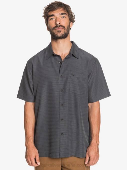 centinela negra camisa antiarrugas premium waterman centinela D6T4D1303 hombres Quiksilver