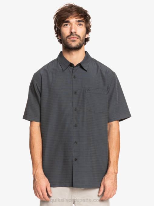 centinela negra camisa antiarrugas premium waterman centinela D6T4D1303 hombres Quiksilver