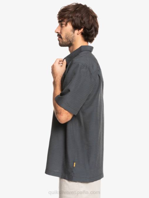 centinela negra camisa antiarrugas premium waterman centinela D6T4D1303 hombres Quiksilver