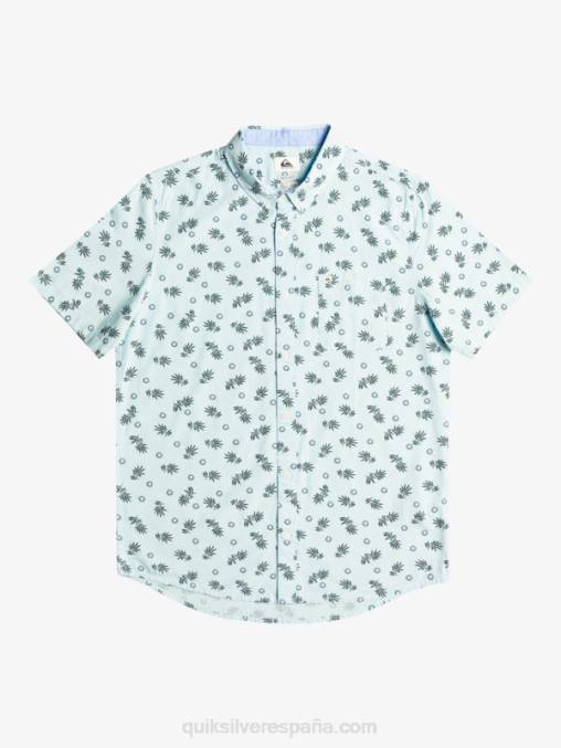 cielo azul del océano del océano al paraíso camiseta de manga corta D6T4D1389 hombres Quiksilver