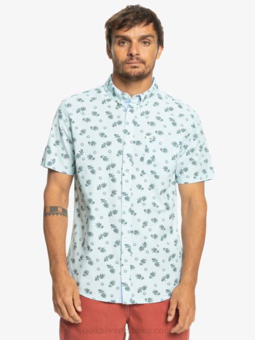 cielo azul del océano del océano al paraíso camiseta de manga corta D6T4D1389 hombres Quiksilver