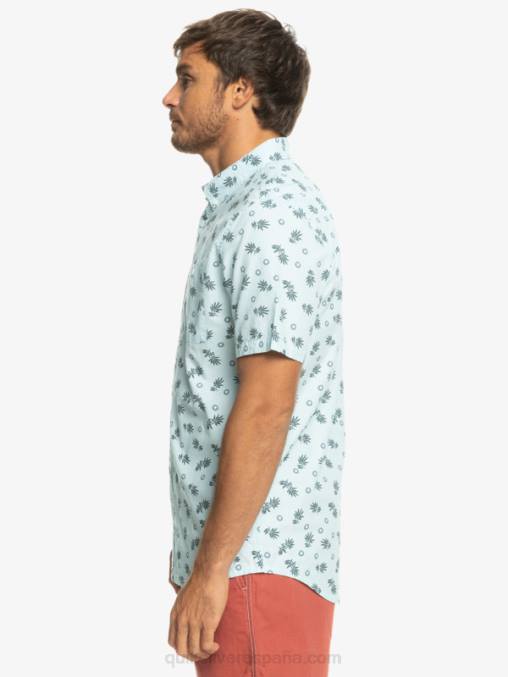 cielo azul del océano del océano al paraíso camiseta de manga corta D6T4D1389 hombres Quiksilver