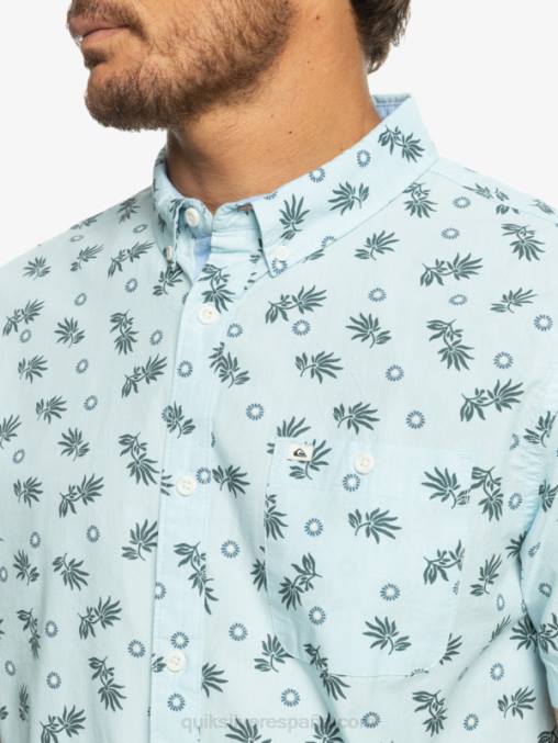 cielo azul del océano del océano al paraíso camiseta de manga corta D6T4D1389 hombres Quiksilver