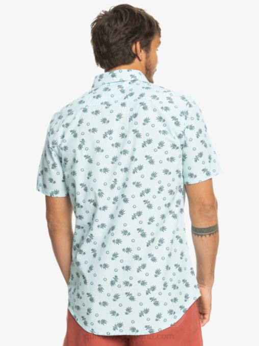 cielo azul del océano del océano al paraíso camiseta de manga corta D6T4D1389 hombres Quiksilver