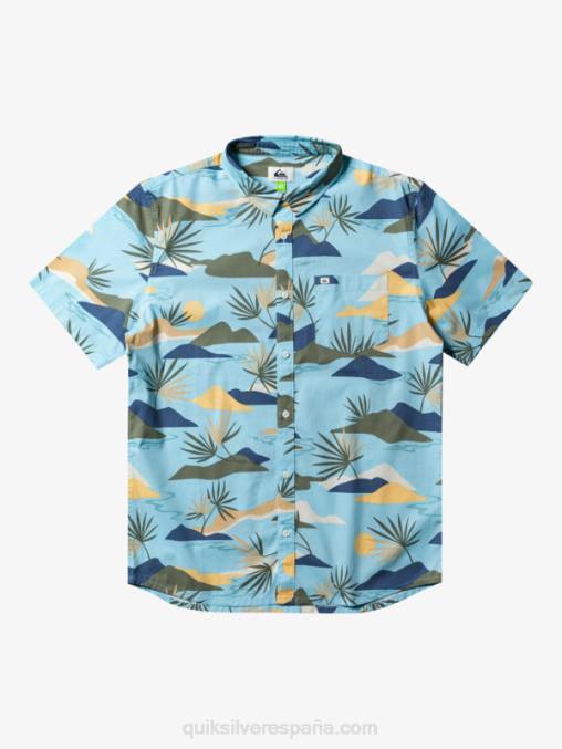 cielo azul lento aturdimiento ss camisa de manga corta aturdida lenta D6T4D665 hombres Quiksilver