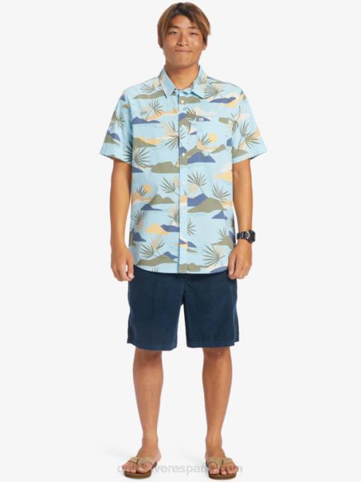 cielo azul lento aturdimiento ss camisa de manga corta aturdida lenta D6T4D665 hombres Quiksilver