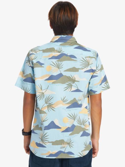 cielo azul lento aturdimiento ss camisa de manga corta aturdida lenta D6T4D665 hombres Quiksilver