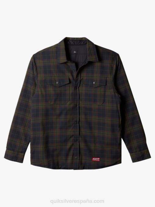 escalada libre fantasma camisa de franela reversible con aislamiento de escalada libre D6T4D1703 hombres Quiksilver