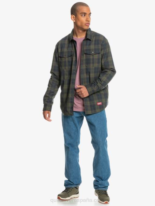 escalada libre fantasma camisa de franela reversible con aislamiento de escalada libre D6T4D1703 hombres Quiksilver