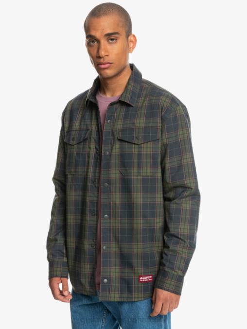 escalada libre fantasma camisa de franela reversible con aislamiento de escalada libre D6T4D1703 hombres Quiksilver