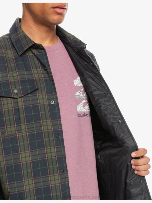 escalada libre fantasma camisa de franela reversible con aislamiento de escalada libre D6T4D1703 hombres Quiksilver