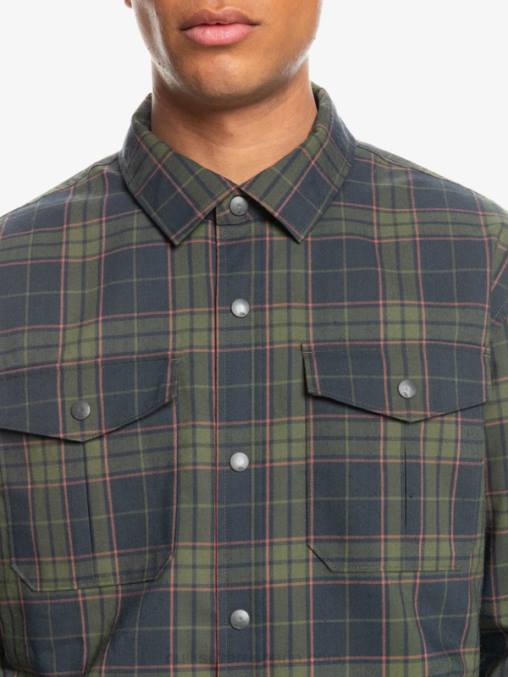 escalada libre fantasma camisa de franela reversible con aislamiento de escalada libre D6T4D1703 hombres Quiksilver