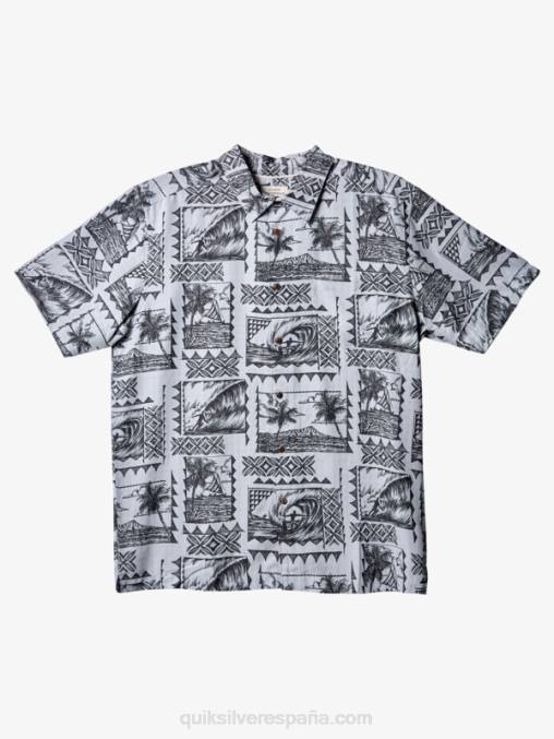 excursionistas de surf negro camiseta de manga corta waterman surf trippers D6T4D433 hombres Quiksilver