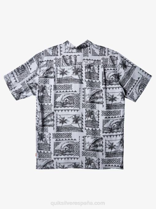 excursionistas de surf negro camiseta de manga corta waterman surf trippers D6T4D433 hombres Quiksilver
