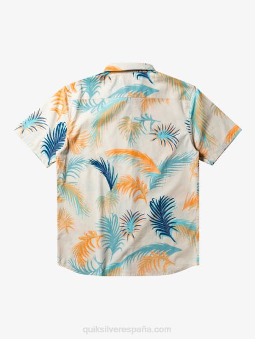 falla tropical de abedul camisa de manga corta con falla tropical D6T4D550 hombres Quiksilver