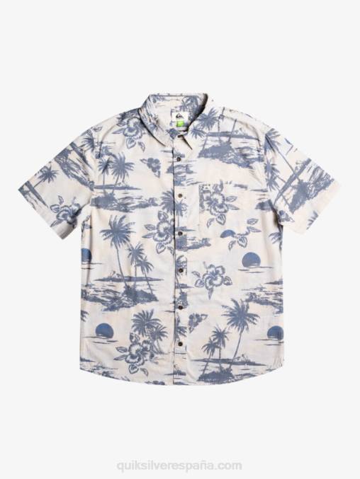flujo de aire de abedul camisa de manga corta con flujo de aire D6T4D1368 hombres Quiksilver