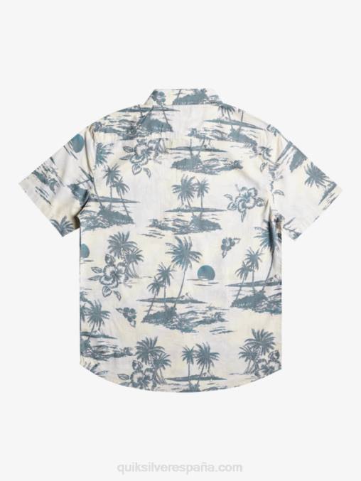 flujo de aire de abedul camisa de manga corta con flujo de aire D6T4D1368 hombres Quiksilver