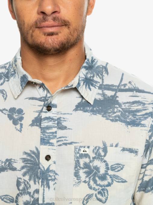 flujo de aire de abedul camisa de manga corta con flujo de aire D6T4D1368 hombres Quiksilver