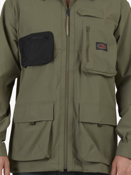 hoja de uva camisa de manga larga bajo el cielo D6T4D1718 hombres Quiksilver