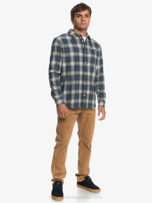 hoja de uva cramond camisa de manga larga cramond stretch D6T4D1048 hombres Quiksilver
