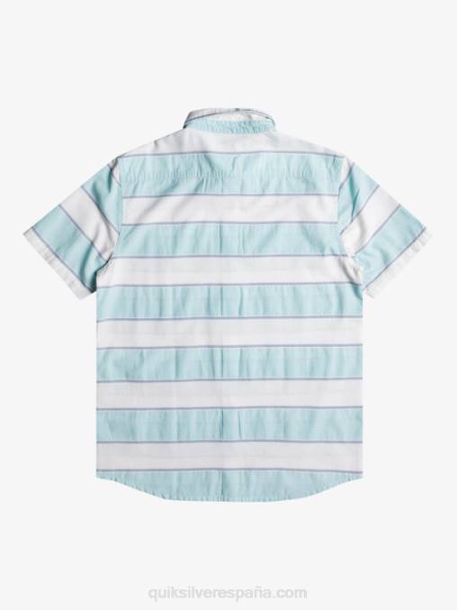 hora de máxima audiencia blanca camisa de manga corta de horario estelar D6T4D1621 hombres Quiksilver