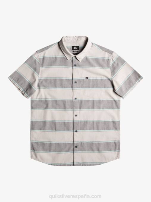 hora de máxima audiencia gris violeta camisa de manga corta de horario estelar D6T4D1620 hombres Quiksilver