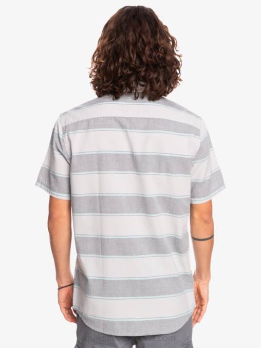 hora de máxima audiencia gris violeta camisa de manga corta de horario estelar D6T4D1620 hombres Quiksilver